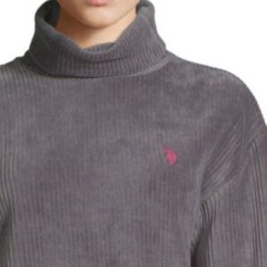 US Polo Assn Ribbed Turtleneck Sweatshirt